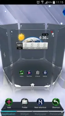 Ice World Theme android App screenshot 1