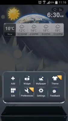 Ice World Theme android App screenshot 2