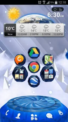 Ice World Theme android App screenshot 4