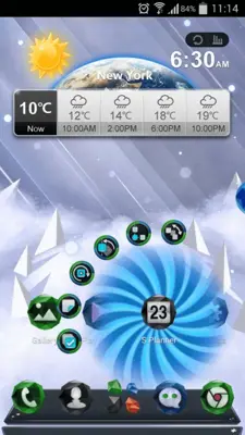 Ice World Theme android App screenshot 5